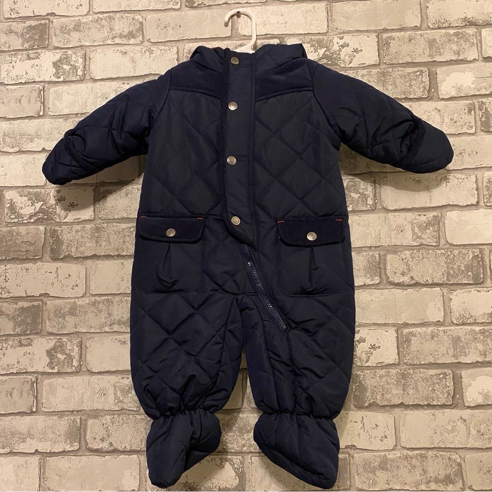Rothschild Quilted Baby Snowsuit Size 6-9 Months